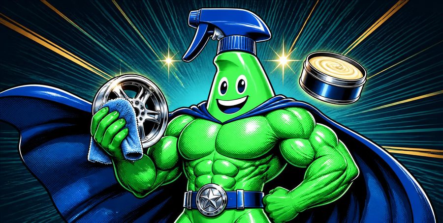 Autodetailing — ilustracja
